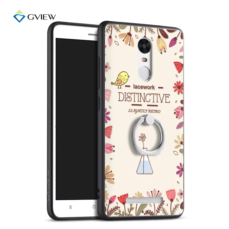Gview 3D рельеф печати Мягкие TPU + жесткий чехол для Xiaomi Redmi Note 3 5.5 дюймов анти -стук