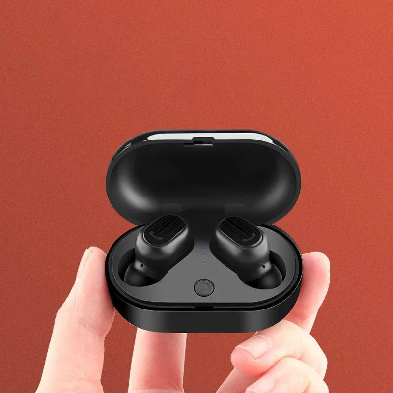 Складная гарнитура Bluetooth беспроводная стерео Двусторонняя универсальная