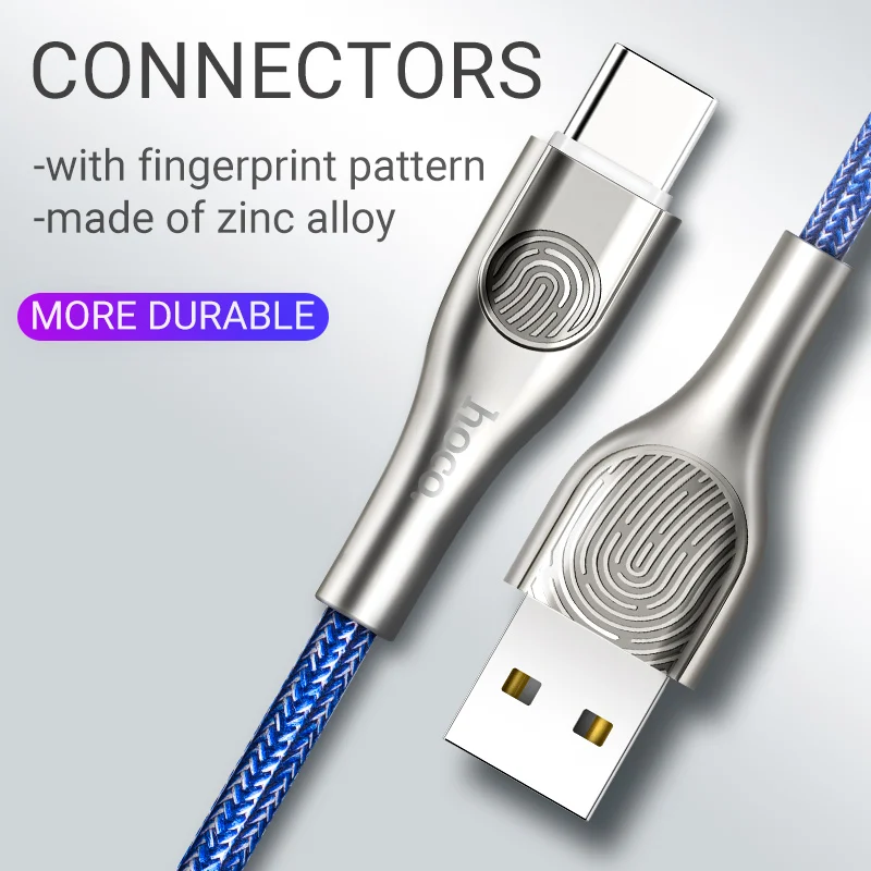 hoco usb type c кабель для зарядки тип с зарядный провод samsung huawei xiaomi шнур юсб си тайп