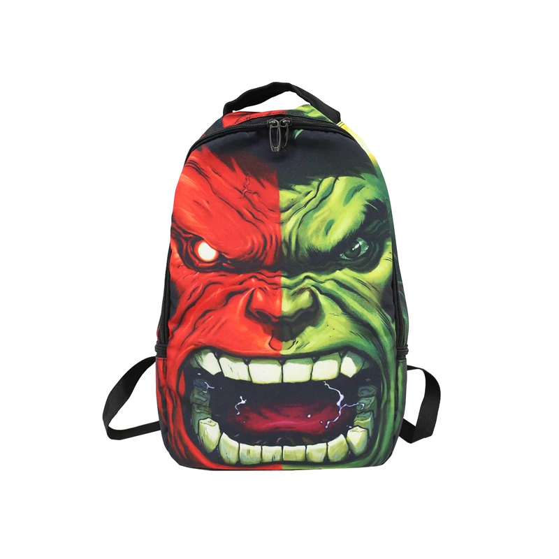 8 Styles NEW Fashion Girl Cartoon Graffiti 3D Terror Backpack Men's Hip hop Schoolbag Women's Animal Travel Shoulder Bag | Багаж и