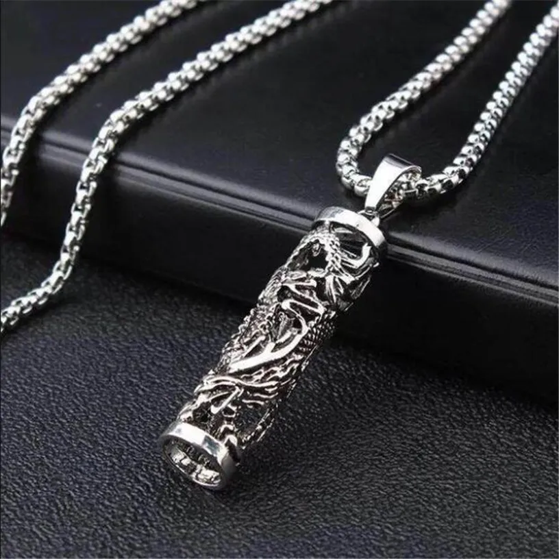 Мужское винтажное ожерелье из нержавеющей стали с подвеской в стиле панк якорь