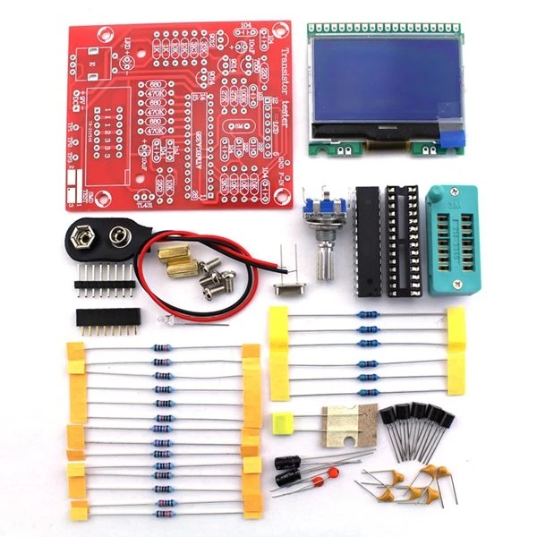 DIY M12864 Транзистор Тестер Диод Триод Емкость СОЭ Метр MOS/PNP/NPN L/C/R Хорошо рабочая |