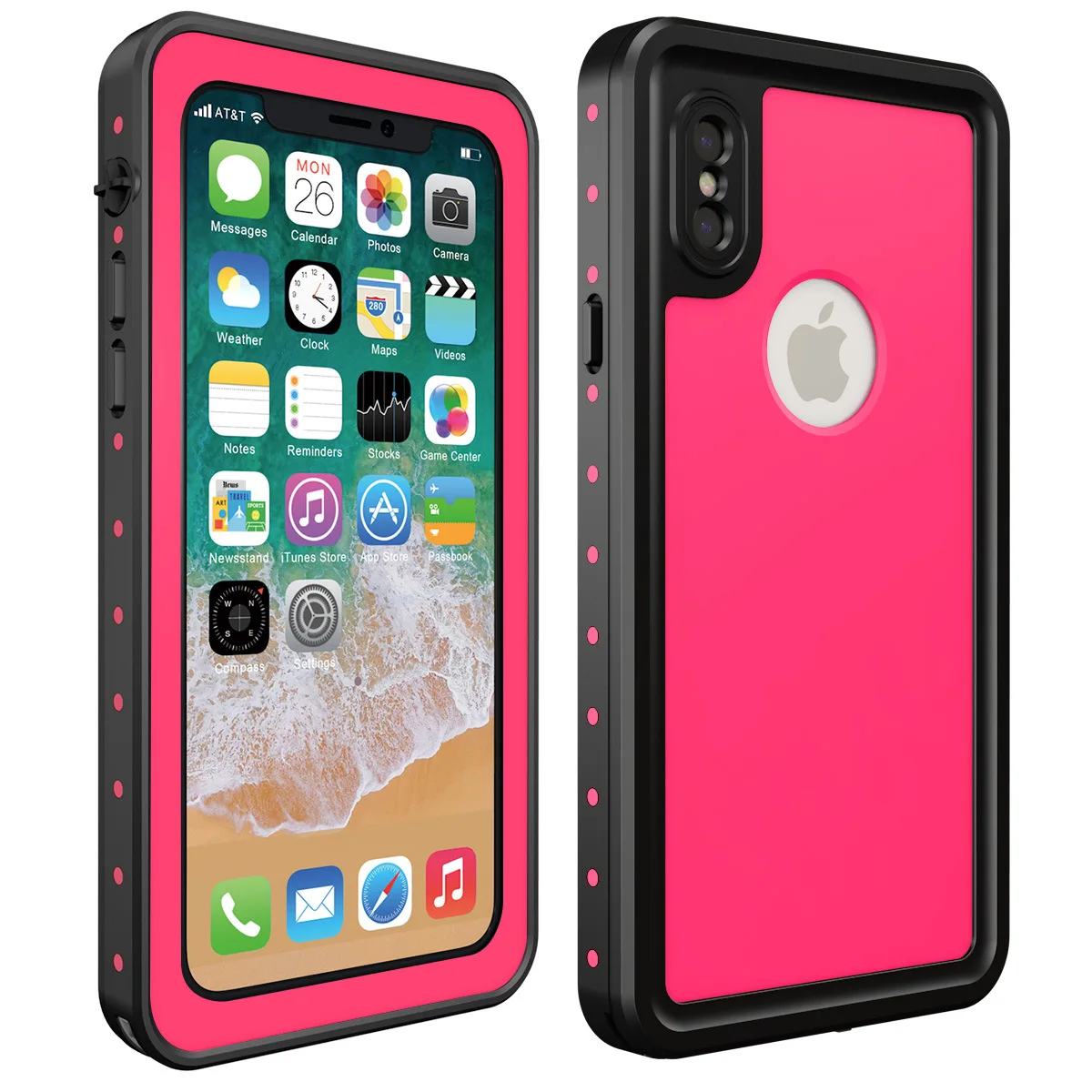 Водонепроницаемый чехол для iPhone XS MAX XR X 7 8 Plus ударопрочный плавания и дайвинга