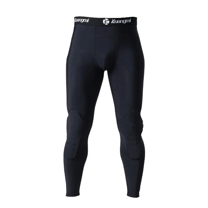Kuangmi Men's Training Suit Running Soccer Tights Basketball Vest Protection crashproof Gym Sportswear Track Suits | Спорт и