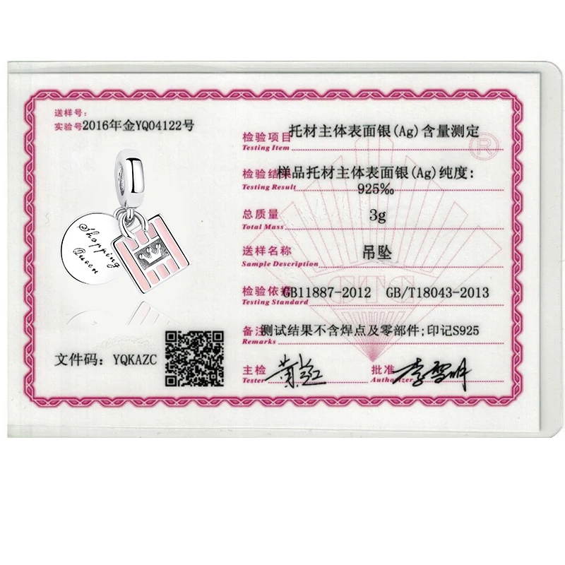 

ELESHE Wholesale Pink Crystal Queen Crown Dangle Charm 100% 925 Sterling Silver Words Bead Fit Original Bracelets