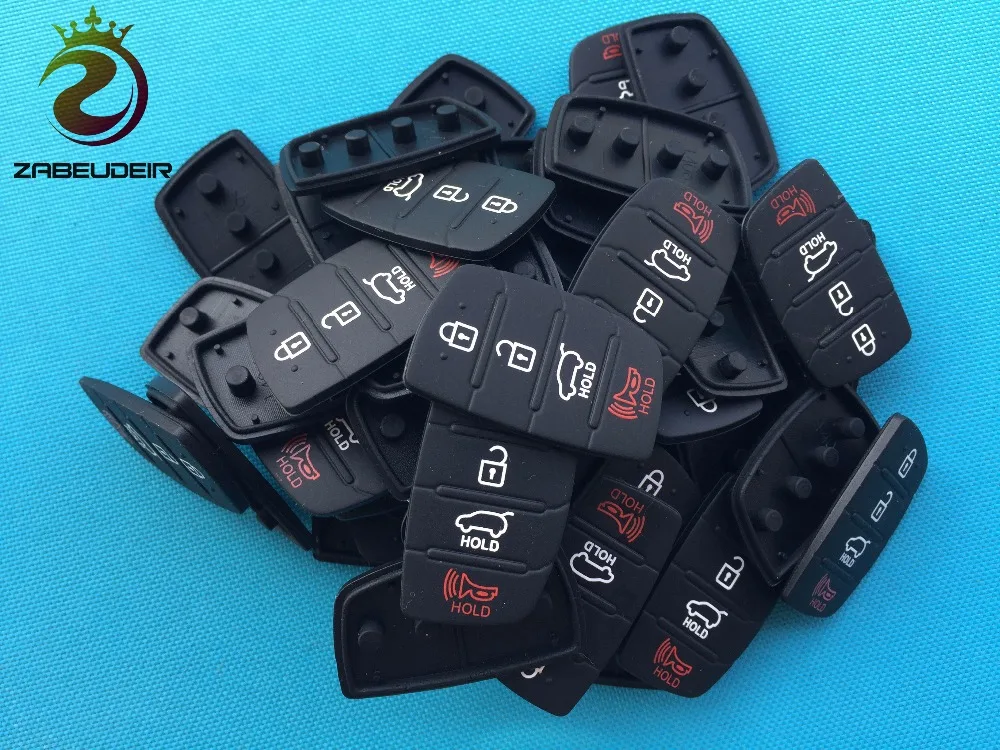 100 шт./лот авто запчасти Сменный Чехол Автомобильный ключ резиновая накладка для