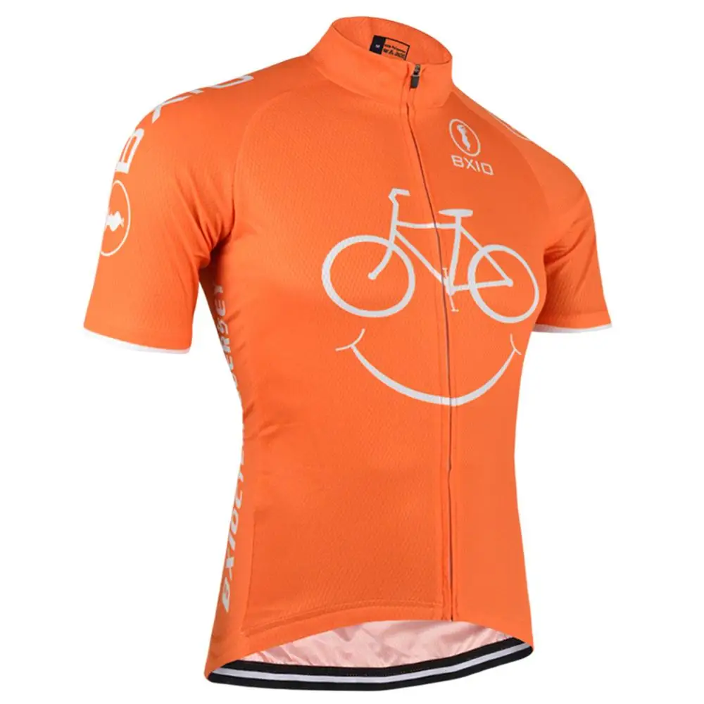 BXIO Джерси для велоспорта Ropa Ciclismo Mujer, одежда для горного велосипеда с коротким рукавом, одежда для велоспорта, профессиональная командная рубашка для велоспорта 085-J - Цвет: Color O