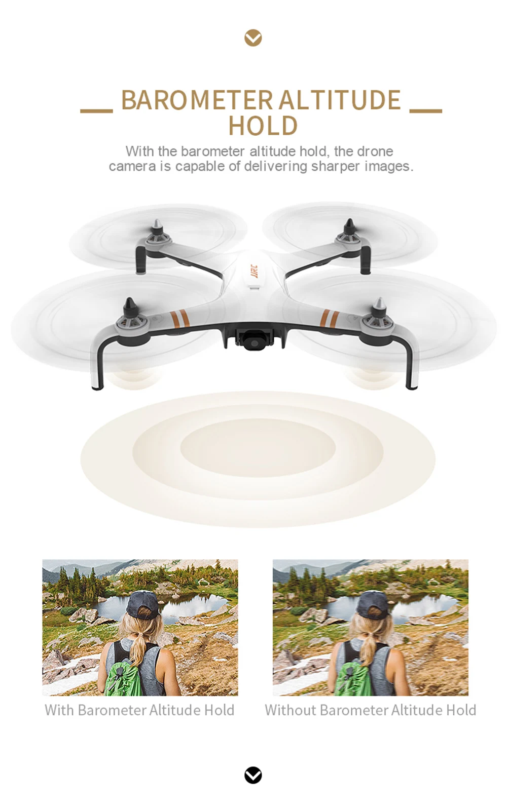 JJRC X7 RC Дрон FPV Смарт Умный Двойной GPS 5G WiFi 1080P Бесщеточный RTF В подвешенном полете 23мин Квадрокоптер С точкой зависания и маршрутом 3 батареи