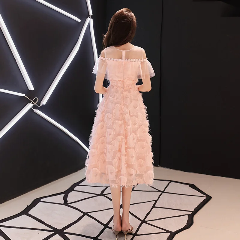 Розовые элегантные вечерние платья Vestidos De Fiesta De Noche, вечерние платья для особых случаев, вечернее платье Robe De Soiree ES1996