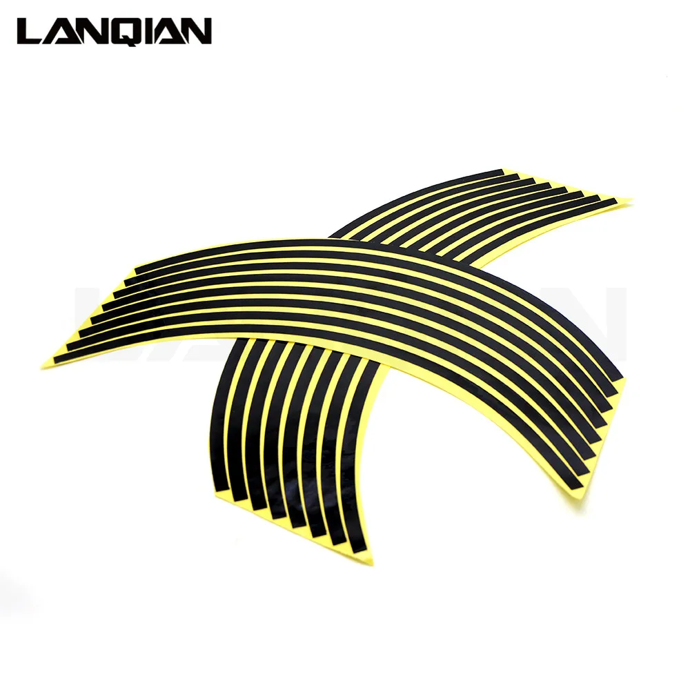 Лидер продаж Светоотражающая наклейка на колесо мотоцикла обод лента для