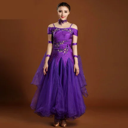 Платья для бальных танцев стандартные юбки 10 цветов сексуальный сценический