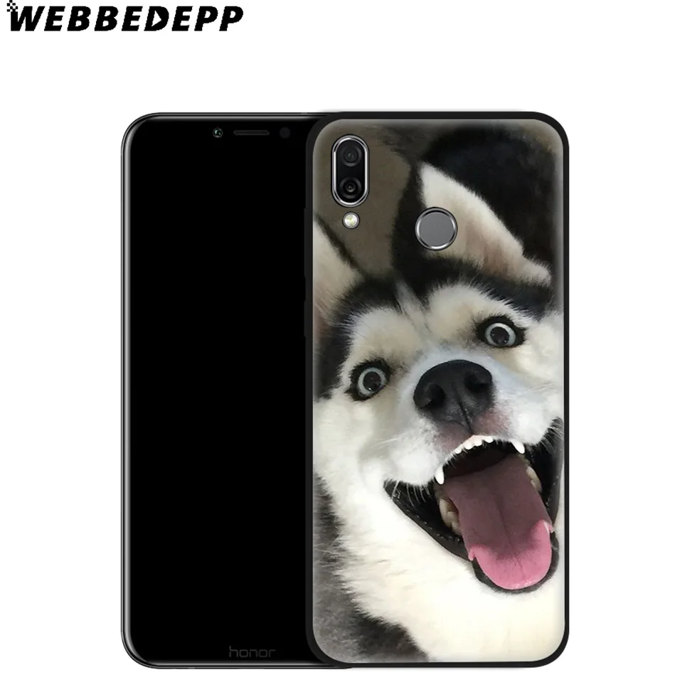 Милый простой мягкий чехол Husky Wolf для Huawei Mate Honor 20 6A 7A 7C 7X 8 9 9X 10 View Lite Pro 30 |