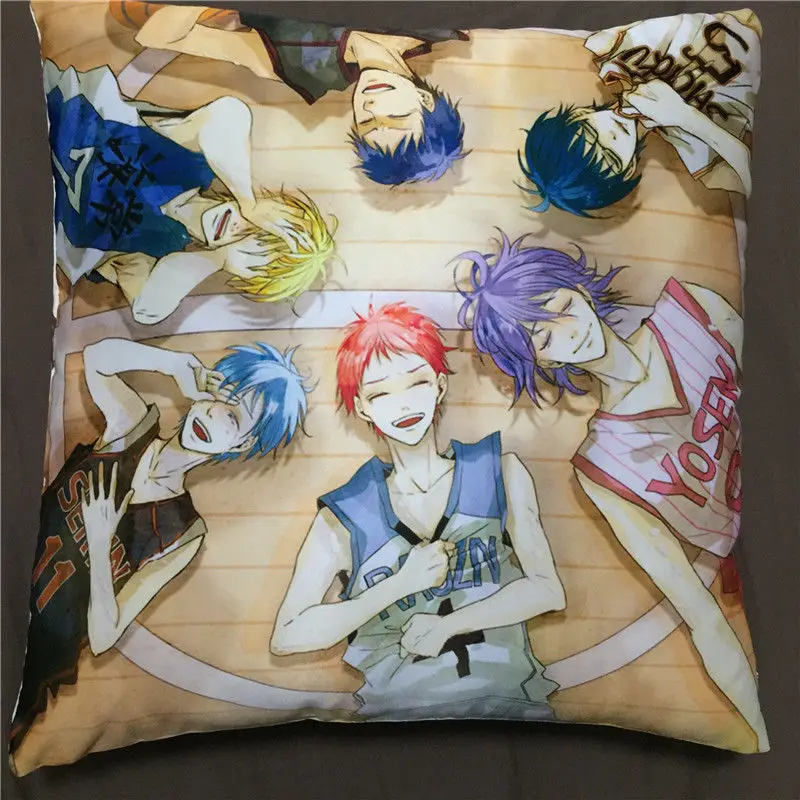 Kuroko без корзины Аниме Манга двухсторонняя подушка чехол s обнимающая Подушка