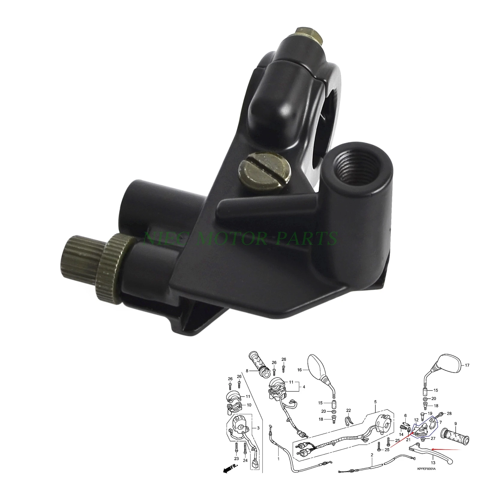 Клатч держатель рычага для Honda CBR125 JC34 JC39 JC50 2004 2016 R4 R5 RS5 RS6 RW 5/6/7/8/9/A/B/C|Комплекты