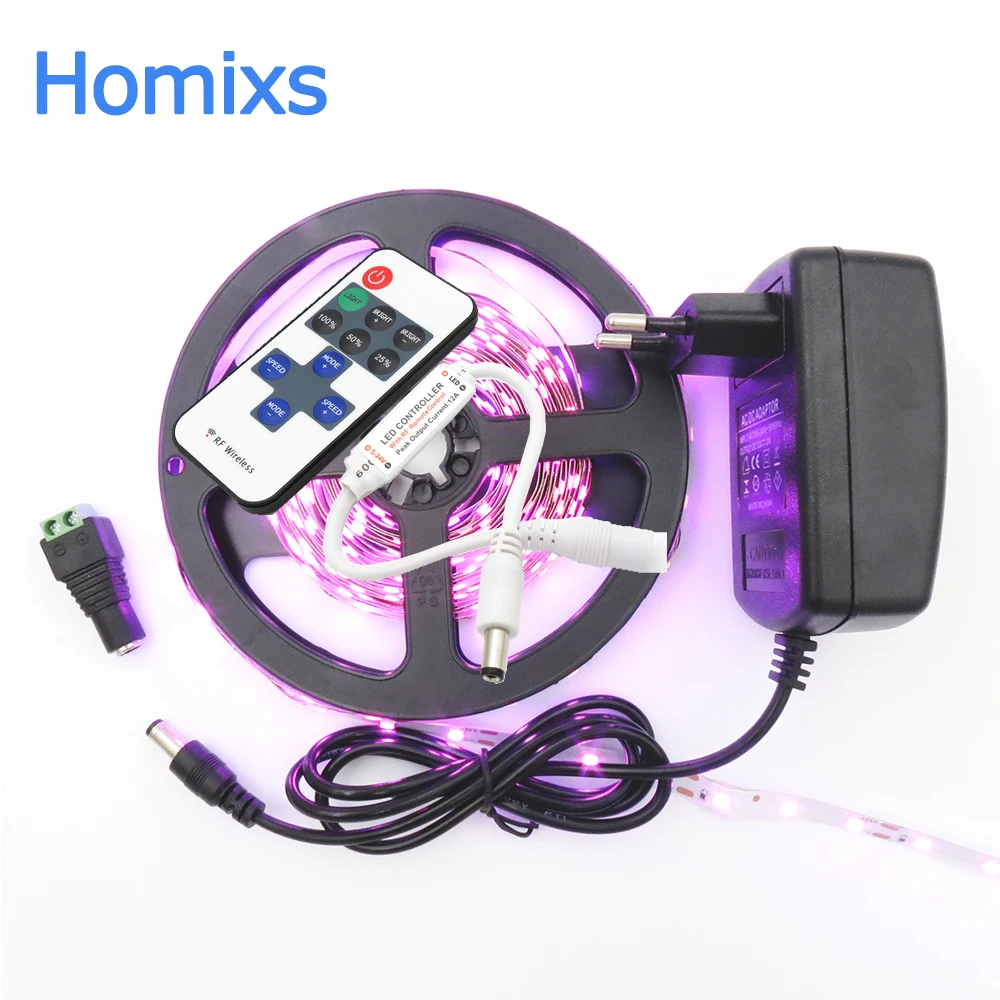 -Водонепроницаемый СИД оптовик 3528 RGB светодиодные полосы света 5 м 300smd + 24 клавиши
