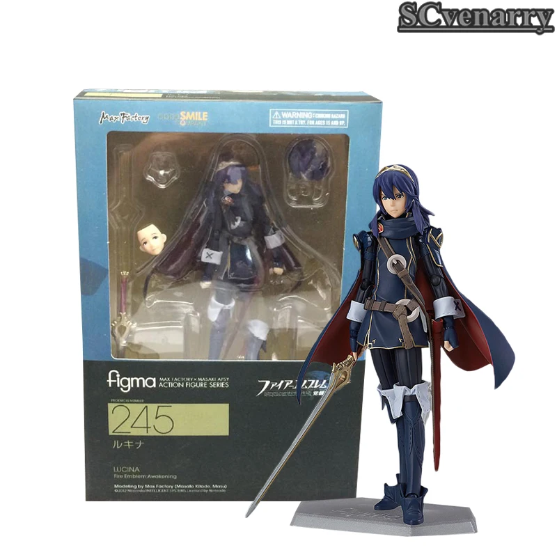14 см огонь эмблема фигурку Figma 245 Fire Emblem Пробуждение Lucina Коллекционная модель