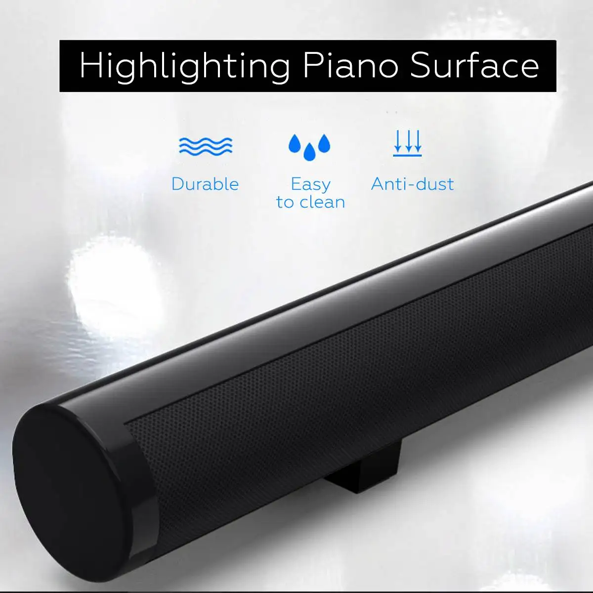 Беспроводной bluetooth динамик 50 Вт Саундбар HIfi бас динамик 360 стерео звуковая панель сабвуфер PC НЧ-динамик система домашнего кинотеатра бумбокс