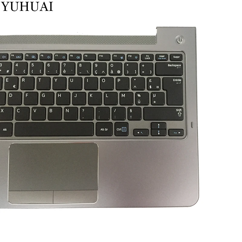 Новинка французское кружево ткань для samsung NP530U3C NP530U3B NP535U3C NP540U3 NP532U3C NP532U3A Клавиатура для ноутбука серый palmrest крышка BA75-04043B