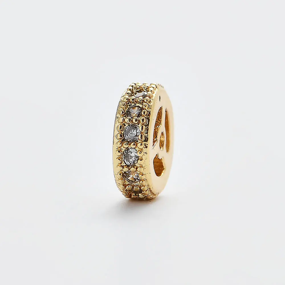 6.5mm-1-2 3 шт./лот, 6,5 мм, 8 мм, круглые чешские бусины,, Vnistar, микро кубический цирконий, сделай сам, бисер для изготовления браслетов - Цвет: 6.5mm-1-2