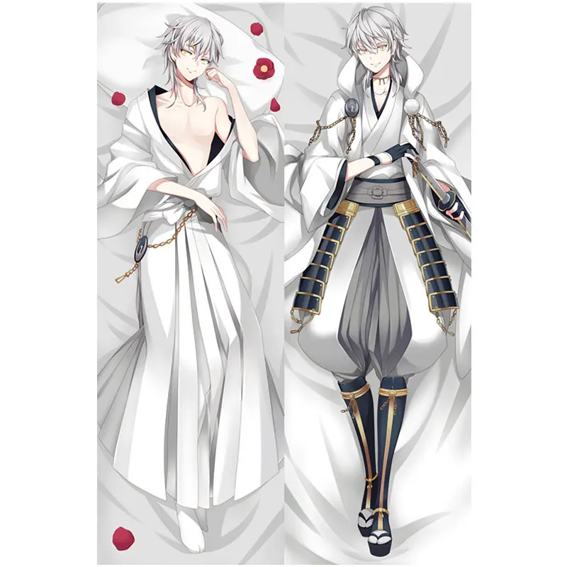 Аниме игры Touken Ranbu онлайн наволочки сексуальный мальчик наволочка 3D двухстороннее постельное белье обнимающее тело наволочка настроить TRB3