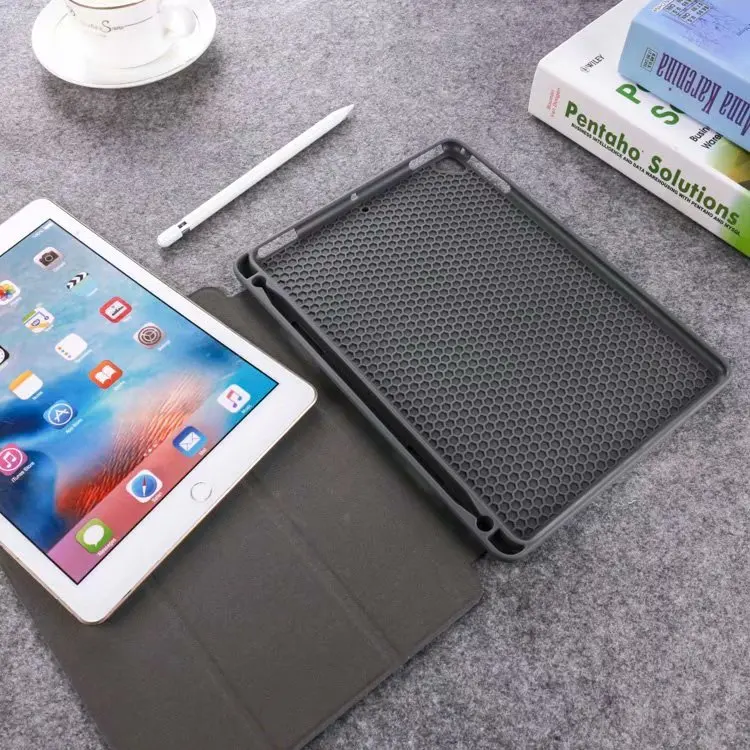Ультра тонкий ударопрочный чехол для iPad Pro 12 9 Умный Магнитный нового PU кожаный с