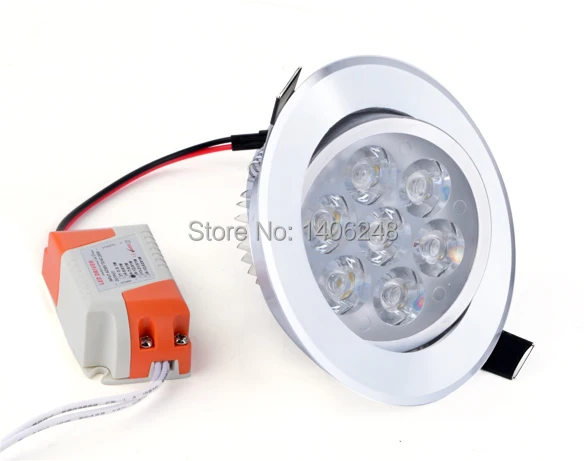 Royallight 7W Ceiling Downlight LED Lamp Recessed Spot Light AC85-265V For home illumination | Лампы и освещение