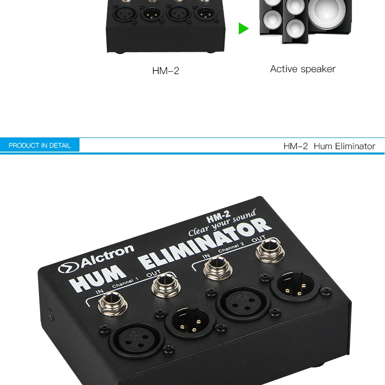 Alctron HM-2 hum eliminator hum устраняет шум