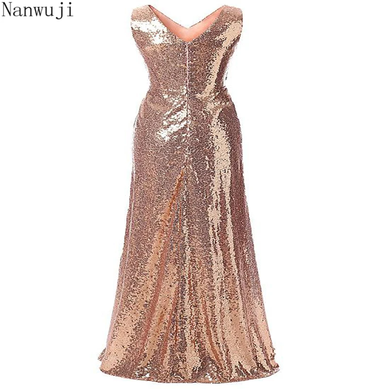 

Vestido De Festa V Neck Shinny Vintage Sequins Appliques Beaded Dark Red Bridesmaid Dresses Women Formal Party Gowns