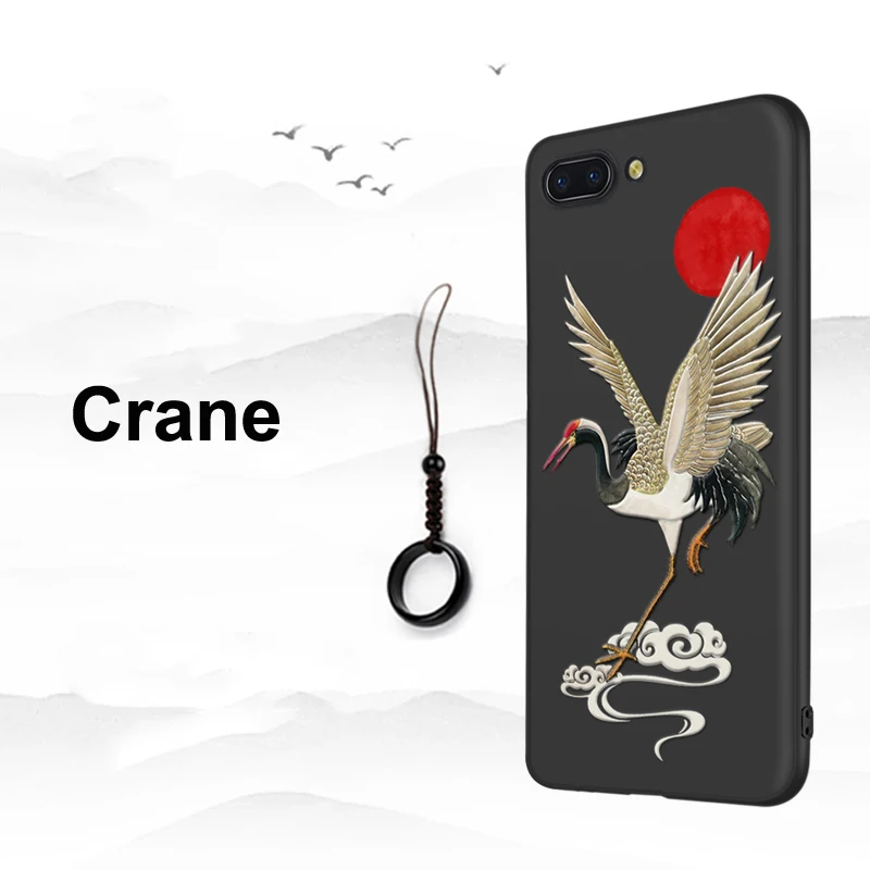 Чехол для Huawei Honor 10 9 P10 Plus 3D рельефная Матовая Мягкая задняя крышка Официальный