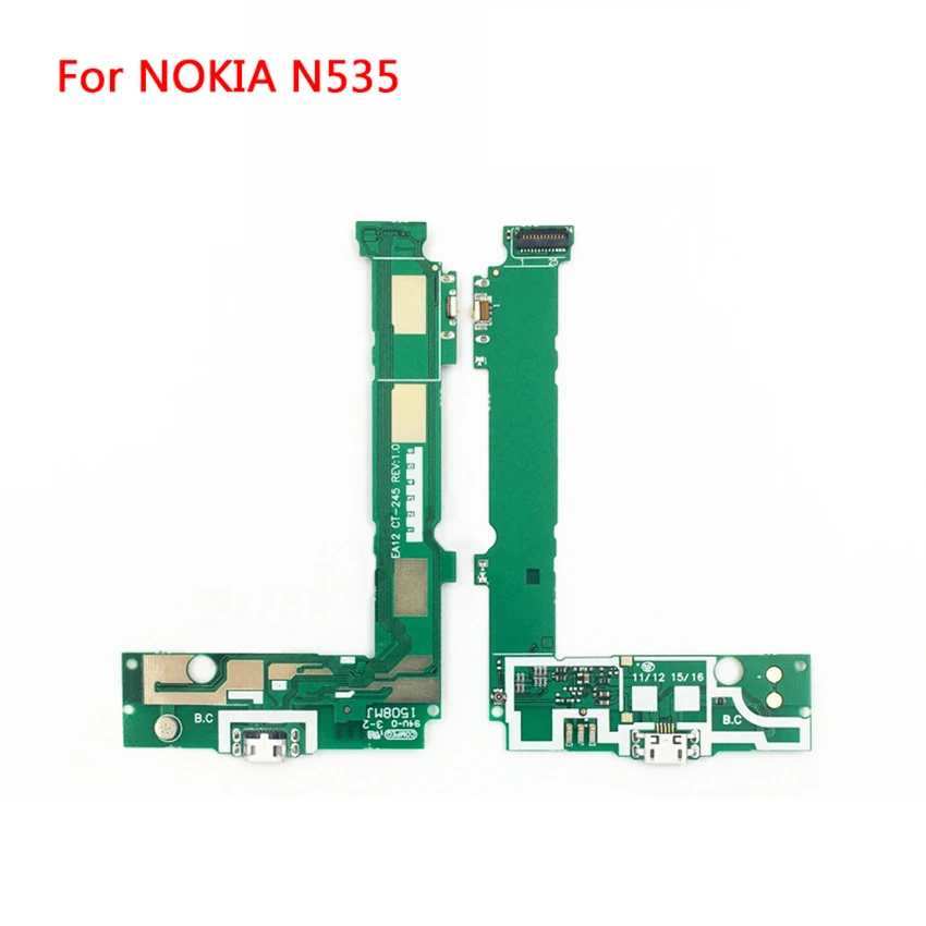 Micro Dock Plug Соединительная Плата USB зарядный порт гибкий кабель для Nokia Lumia 535/N535