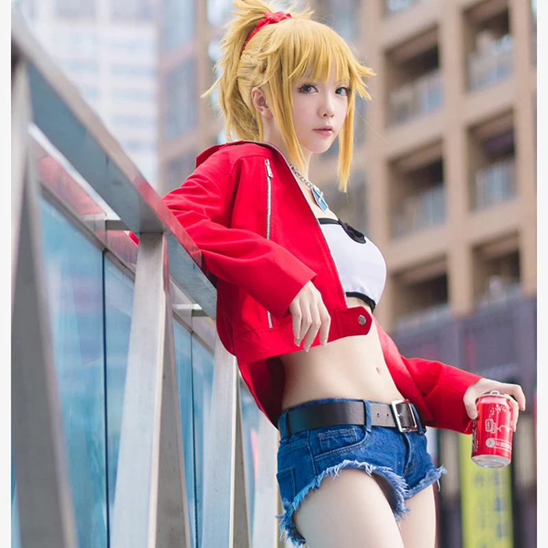 ROLECOS игра Fate/Apocrypha Косплей Костюм Мордред Fate/Stay Night костюмы полный комплект|cosplay