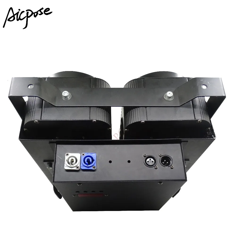 

4x100W LED Audience light 4 Eyes COB Cool/Warm White LED Wash Light High power DMX Stage Lighting