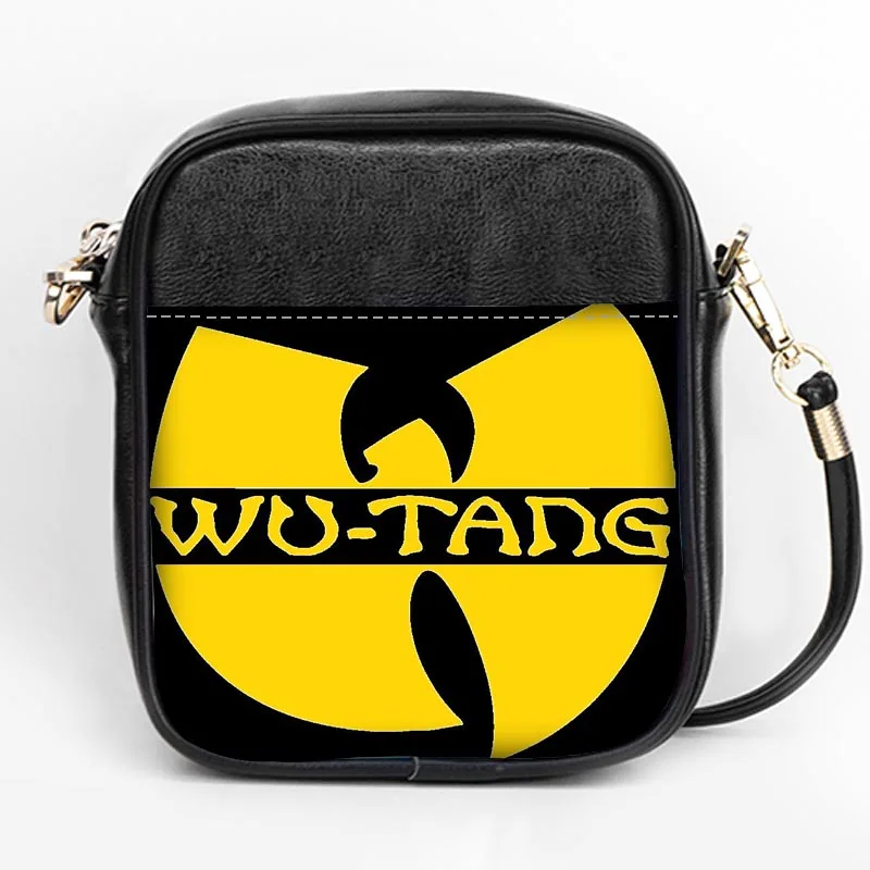 Пользовательские Wu-Tang Clan модное с лямками сумка для женщин Слинг сумки на ремне кожа мини девушки Tote вечерние сумки DIY Слинг Сумка