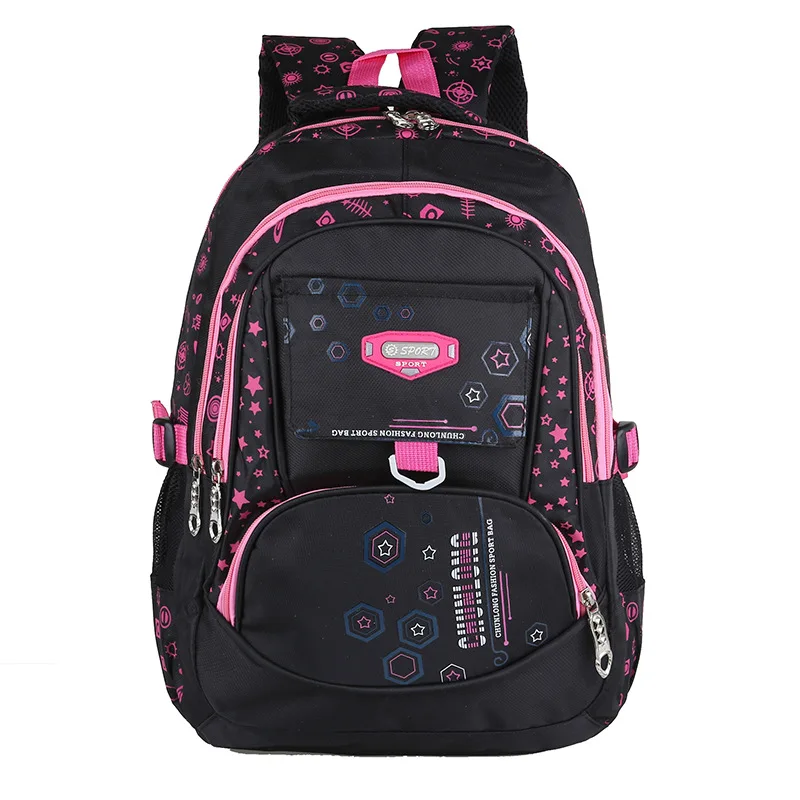 2018 новых мальчиков школьные сумки большой емкости Оксфорд геометрическим