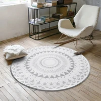 nordic round carpet computer chair floor mat kids play tent rug home entrancehallway doormat cloakroom rugs and carpets
