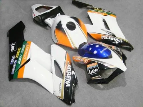 

L36-Motorcycle Fairing Kit For CBR1000RR 2004 2005 CBR 1000 04 05 ABS Plastic Injection Molding Fairings white orang