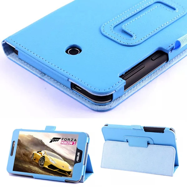 Роскошный 2 складной Leeche Folio Stand PU кожаный чехол защитный для Asus FonePad 7 FE375CG FE375CXG