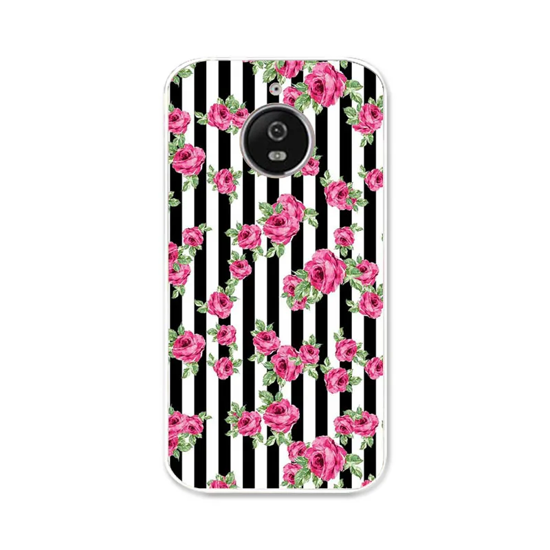 C112 Чехол для Moto E4, чехол s, силиконовый бампер для Motorola Moto E4, XT1766, XT1763, XT1762, E(4th Gen.), европейская версия, чехол с фламинго - Цвет: C112