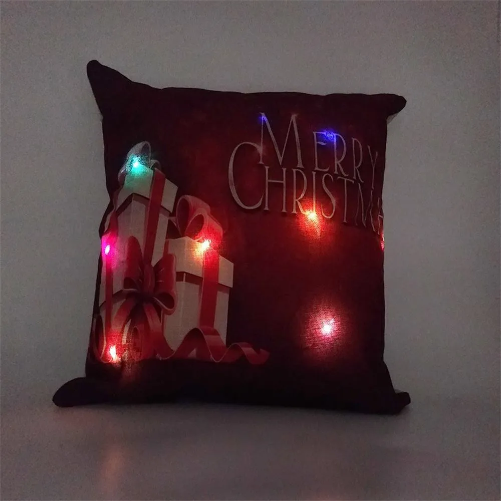 Милый Санта Клаус Рождество дома декоративная наволочка на подушку для - Фото №1