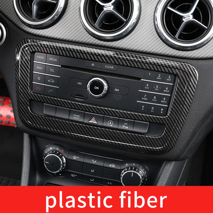fiber 1pcs Для mercedes cla w117 mercedes cla amg mercedes gla x156 amg cla 200 аксессуары benz cla 250 gla amg - Название цвета: fiber 1pcs
