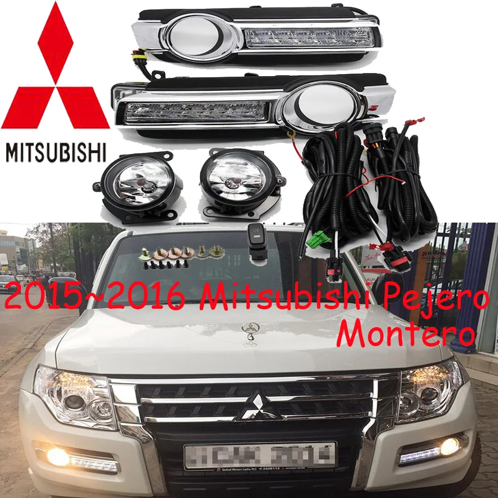 Mitsubishi Pajero дневсветильник 2015 ~ 2016 Бесплатная доставка светодиодный