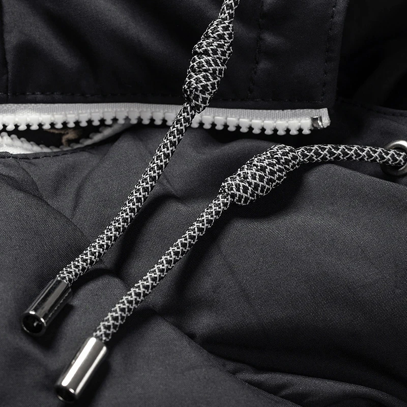 Мужское пальто с капюшоном Markless зимнее повседневное из полиэстера MYA7214M|men brand winter