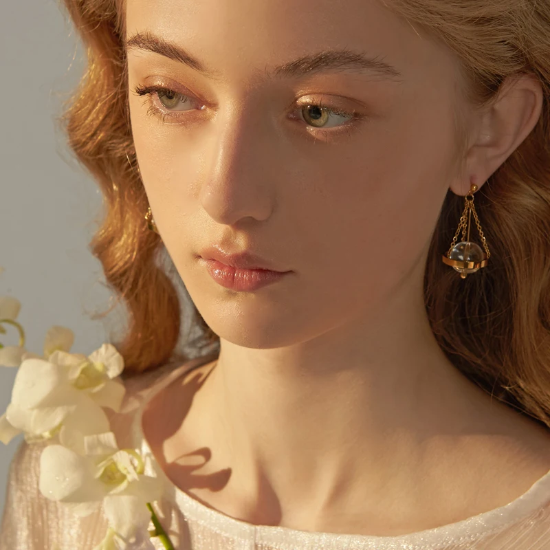 Элегантные серьги с каплями дождя индивидуализированные серьги-люстры модные