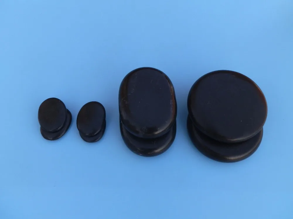 Вулканический горячими энергия камня SPA массаж камень масла черный здоровья