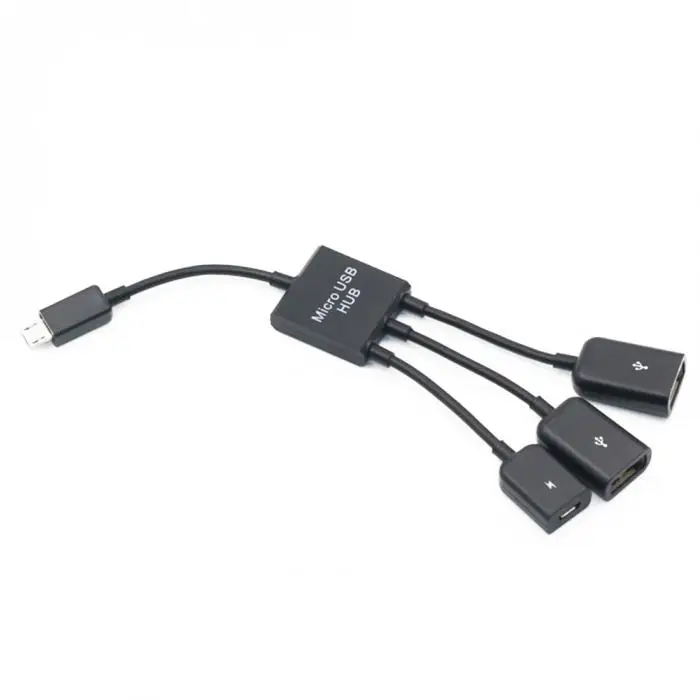 3 в 1 Micro зарядное устройство черз порт USB переносной кабельный хаб адаптер, преобразователь, удлинитель для samsung sony Toshiba QJY99