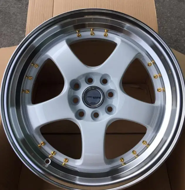 Колесные диски из сплава белого цвета 18x8 0 5x112 5x114 3|rims 5x114.3|rims 5x112rims color |