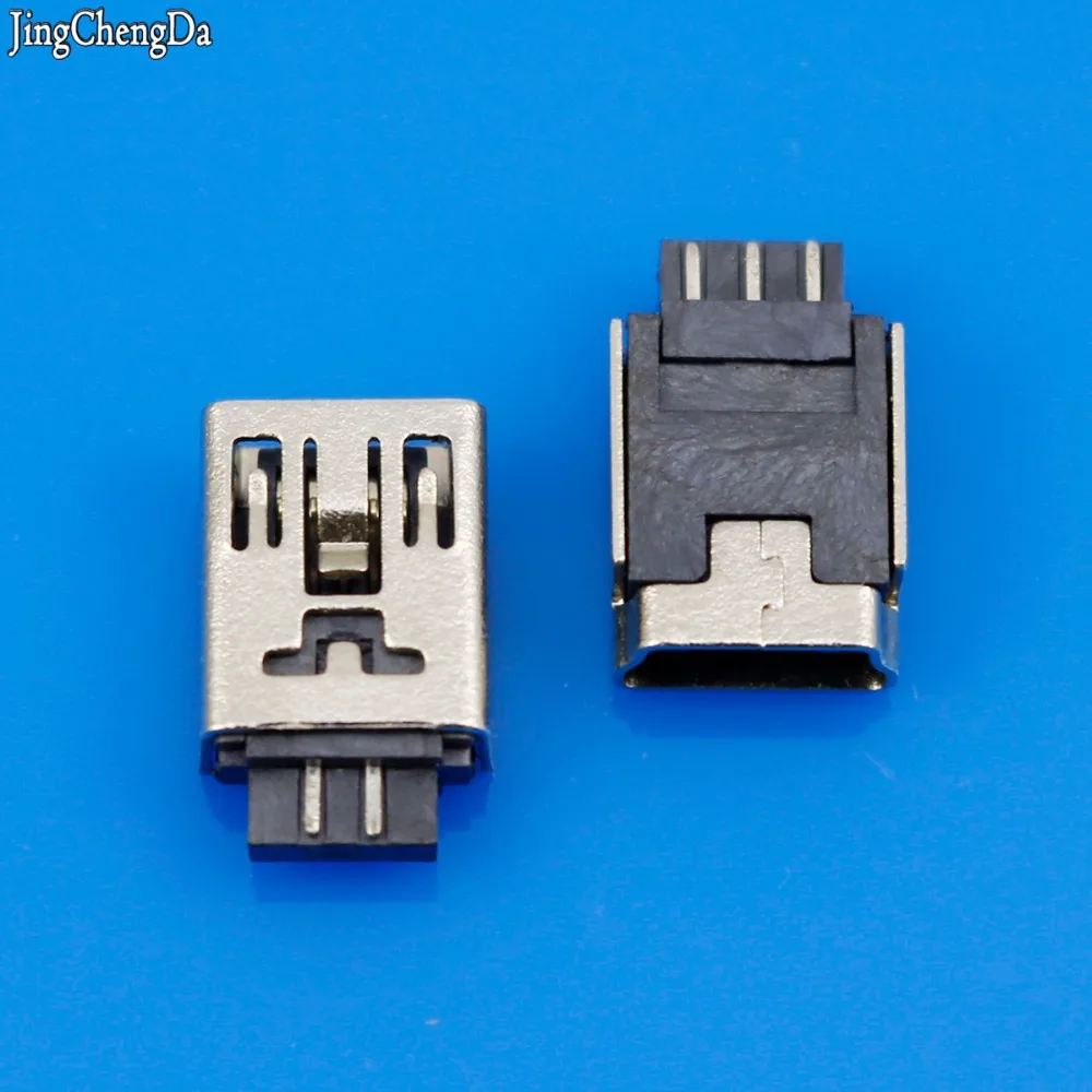 JCD DIY MINI USB Тип B Женский 5 контактный четырехкомпонентный разъем в сборе