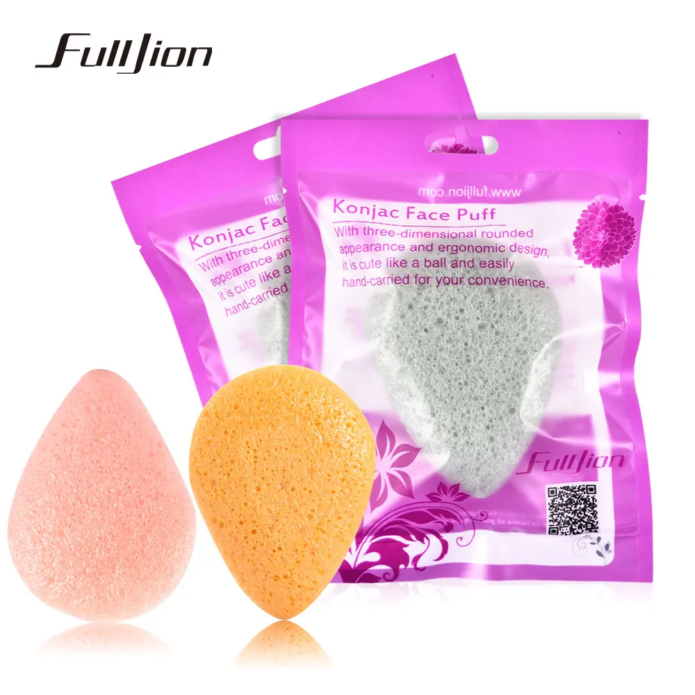 Fulljion Konjac Косметическая пуховка уход за кожей лица очищающая моющая губка