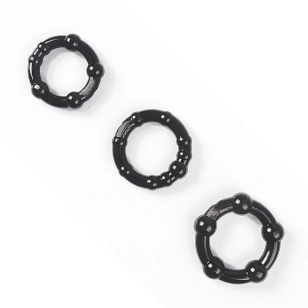 EXVOID 3 шт./компл. двойное кольцо на член из термоэластопласта секс игрушки для