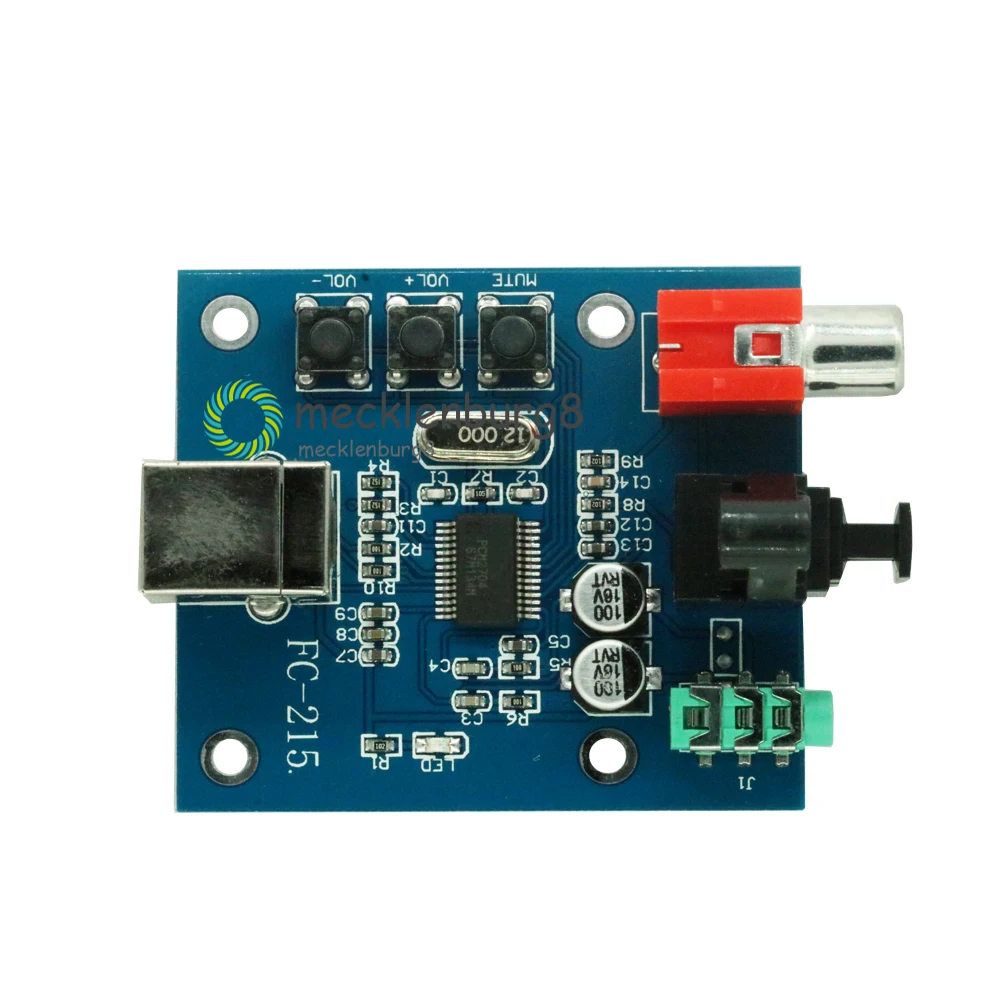 PCM2704 USB DAC для S/PDIF звуковая карта декодер плата 3 5 мм выход F/PC 2 канала аналоговый |